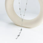 Elegant Y-Chain Necklace – Minimal French-Inspired Jewelry