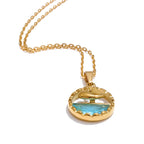 Blue Whale Pendant Necklace – Crystal Ocean Silver Chain