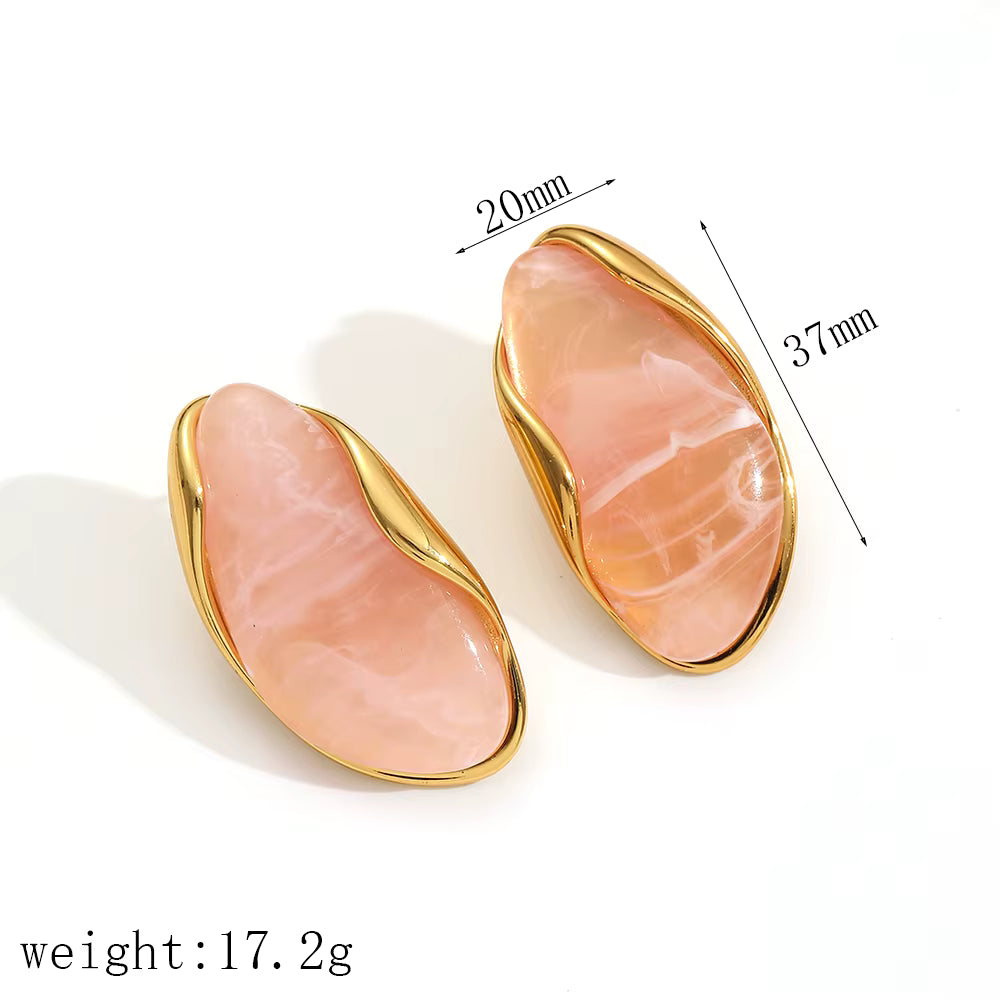 Twinkle Drops Earrings – Shimmering Statement Studs