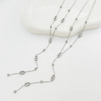 Elegant Y-Chain Necklace – Minimal French-Inspired Jewelry