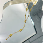 Elegant Y-Chain Necklace – Minimal French-Inspired Jewelry