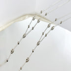 Elegant Y-Chain Necklace – Minimal French-Inspired Jewelry