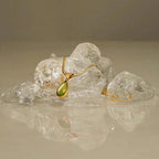 Golden Olive Pendant Necklace