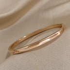 Minimalist Bangle Bracelet for Women – Gold, Silver & Rose Gold