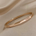 Minimalist Bangle Bracelet for Women – Gold, Silver & Rose Gold