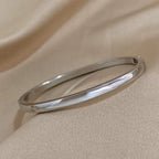 Minimalist Bangle Bracelet for Women – Gold, Silver & Rose Gold