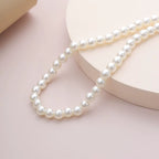Elegant White Pearl Necklace – Timeless Classic Design