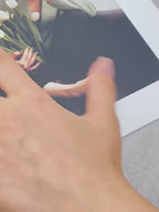 Aurora Dome Ring – Natural Stone Gold Statement Ring